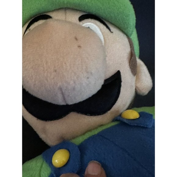 Nintendo Super Mario Bros LUIGI 16”Tall Stuffed Plush Soft Backpack Bag 2013 - Picture 8 of 8